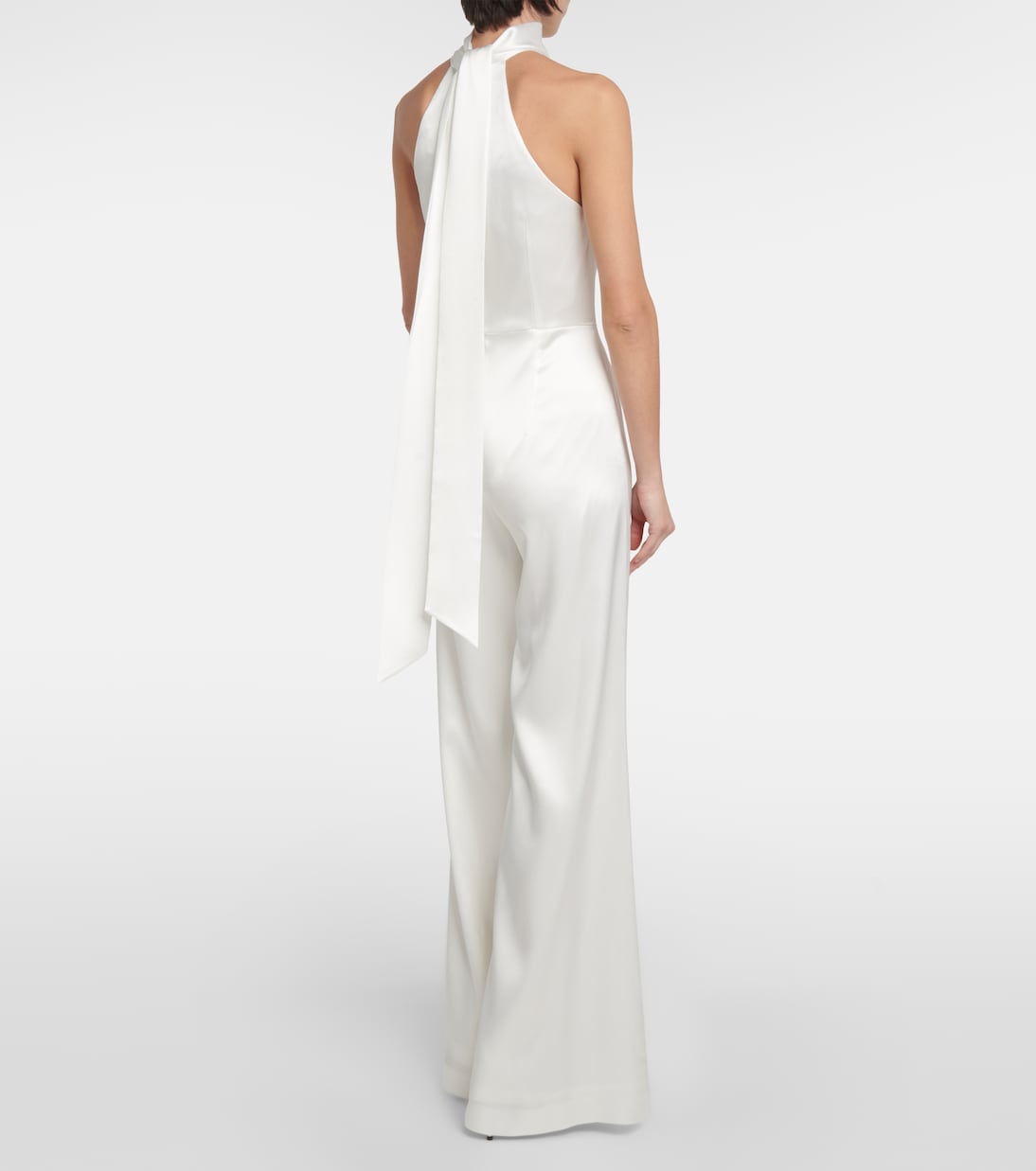 Combi-pantalon de mariée Sienna en satin | Galvan