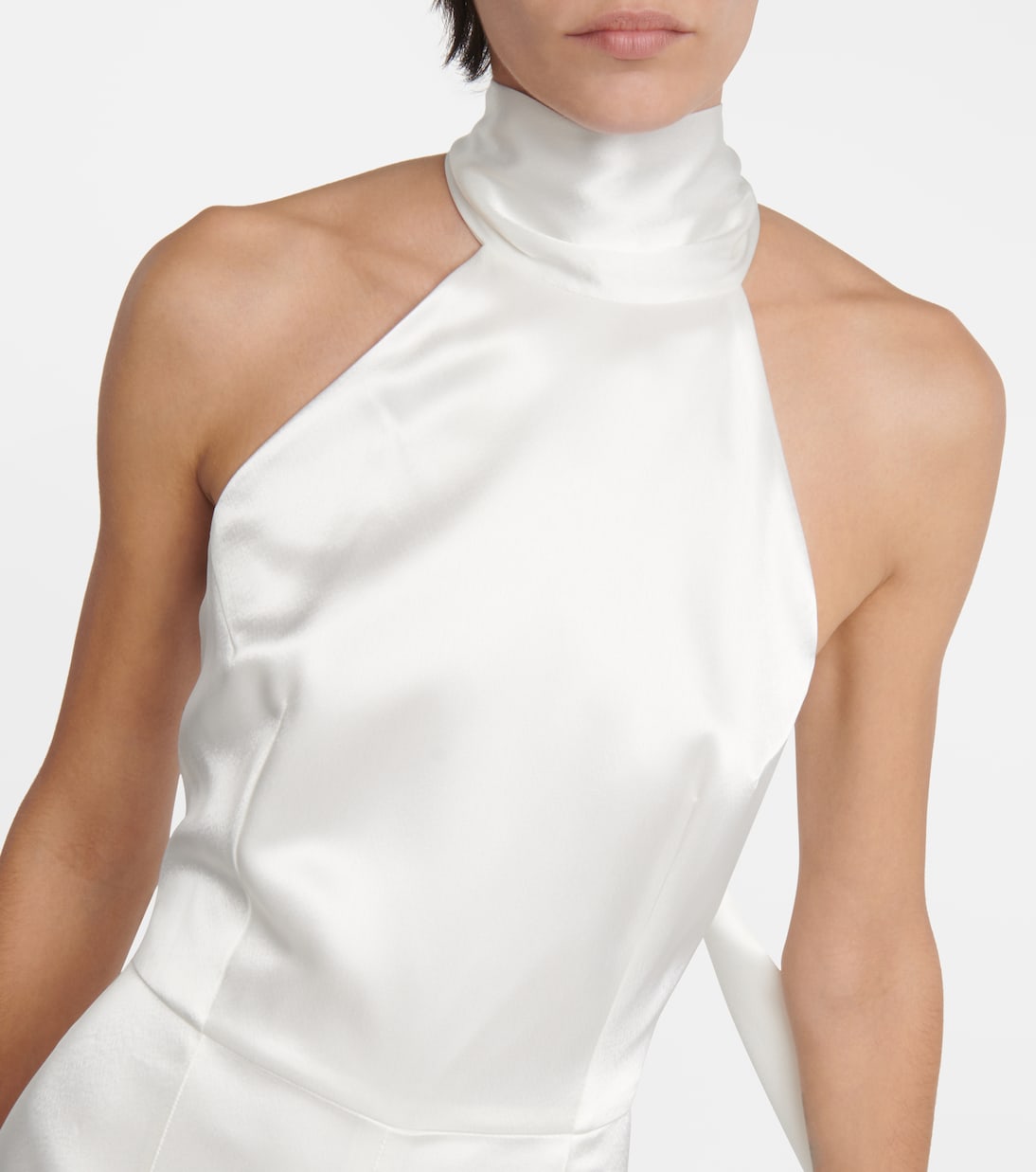 Combi-pantalon de mariée Sienna en satin | Galvan