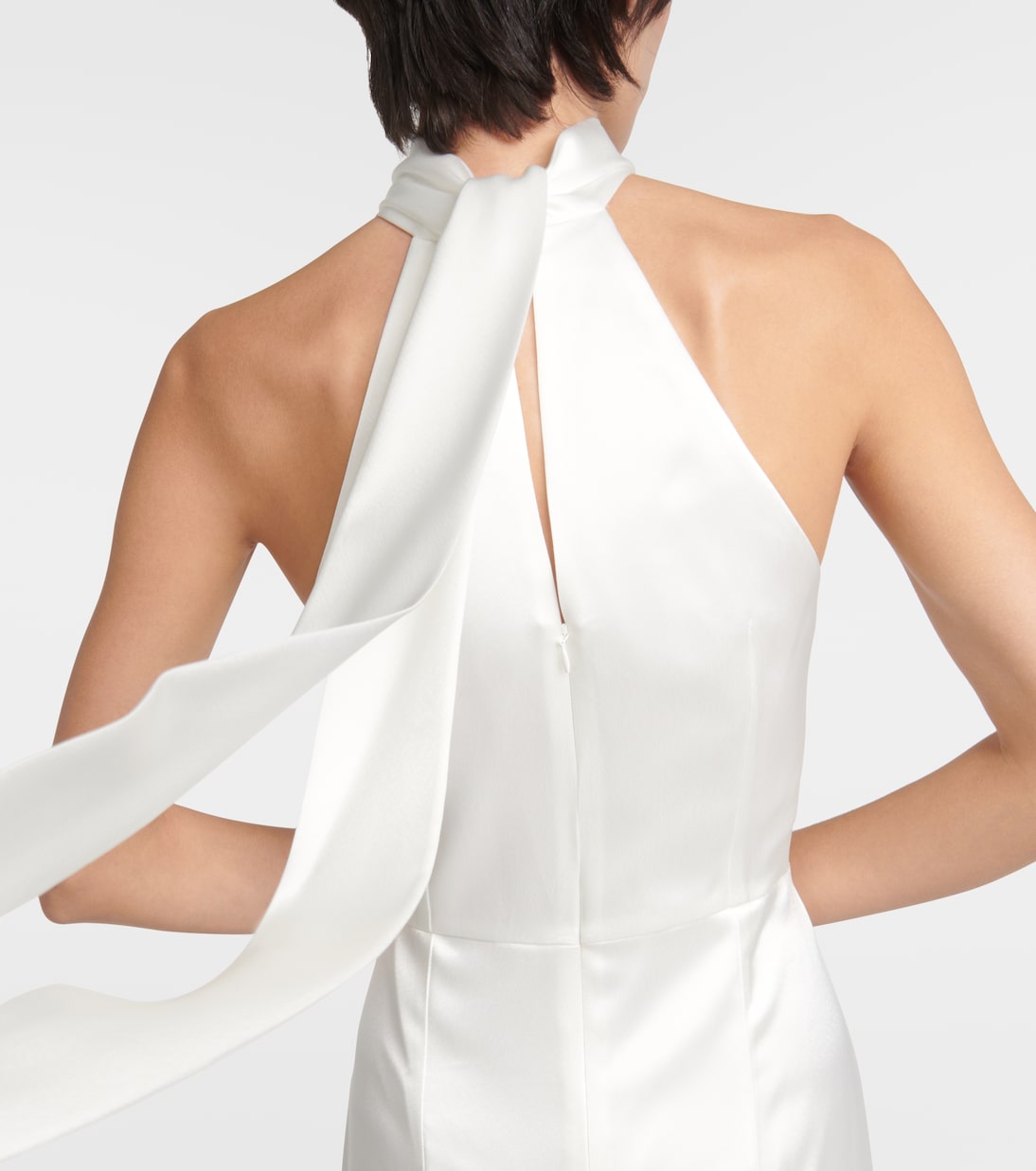 Combi-pantalon de mariée Sienna en satin | Galvan