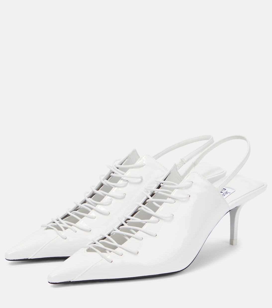 x Jean Paul Gaultier Corset leather pumps | Jimmy Choo