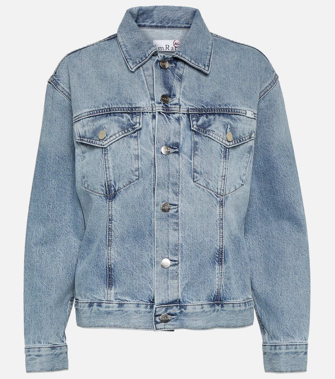 x EmRata – Veste Bell en jean | AG Jeans