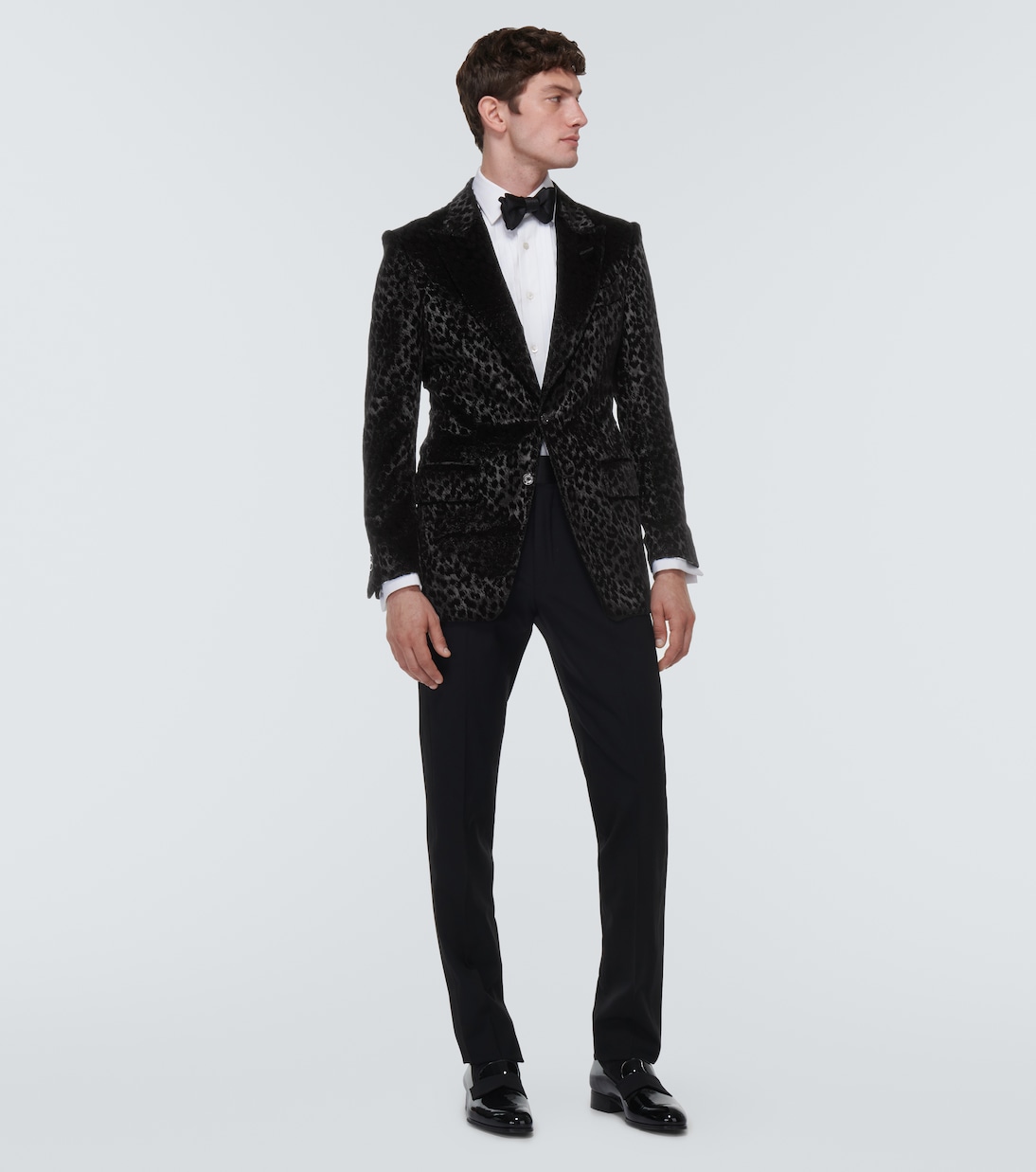 Blazer Atticus de terciopelo estampado | Tom Ford