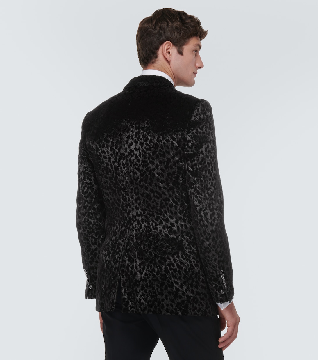 Blazer Atticus de terciopelo estampado | Tom Ford