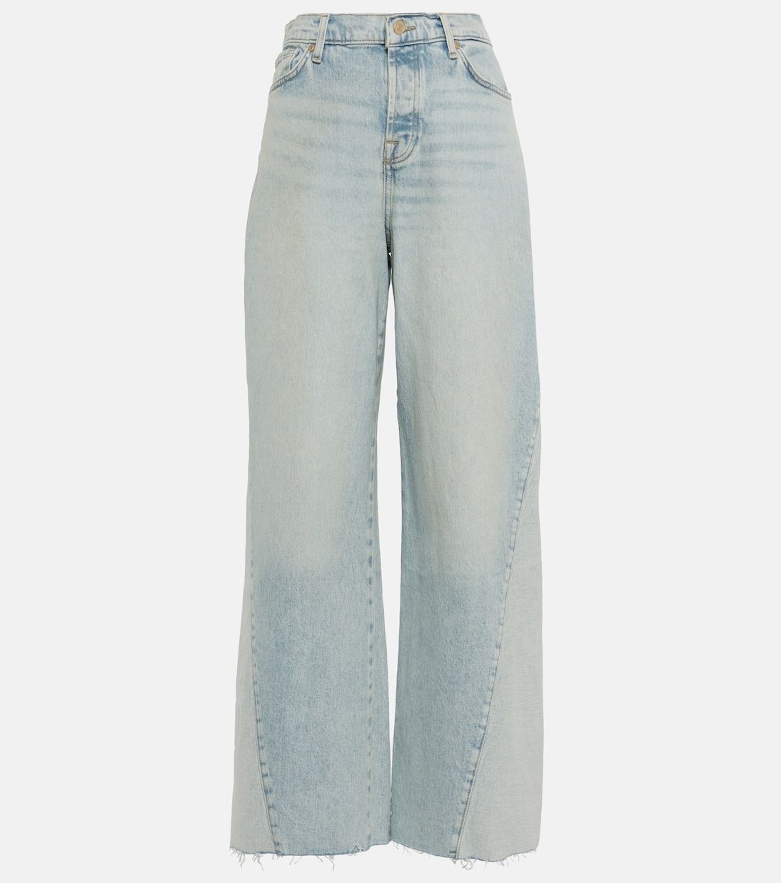 Zoey high-rise wide-leg jeans | 7 For All Mankind