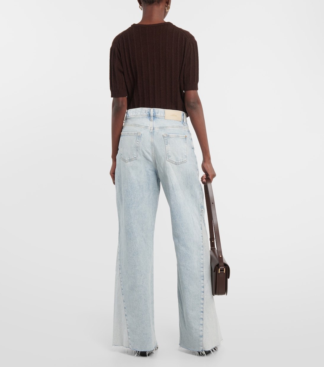 Zoey high-rise wide-leg jeans | 7 For All Mankind