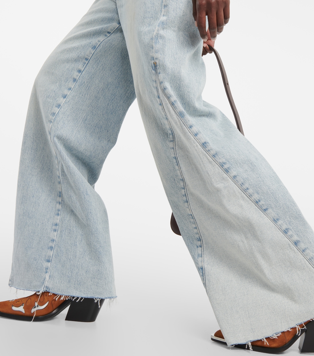 Zoey high-rise wide-leg jeans | 7 For All Mankind