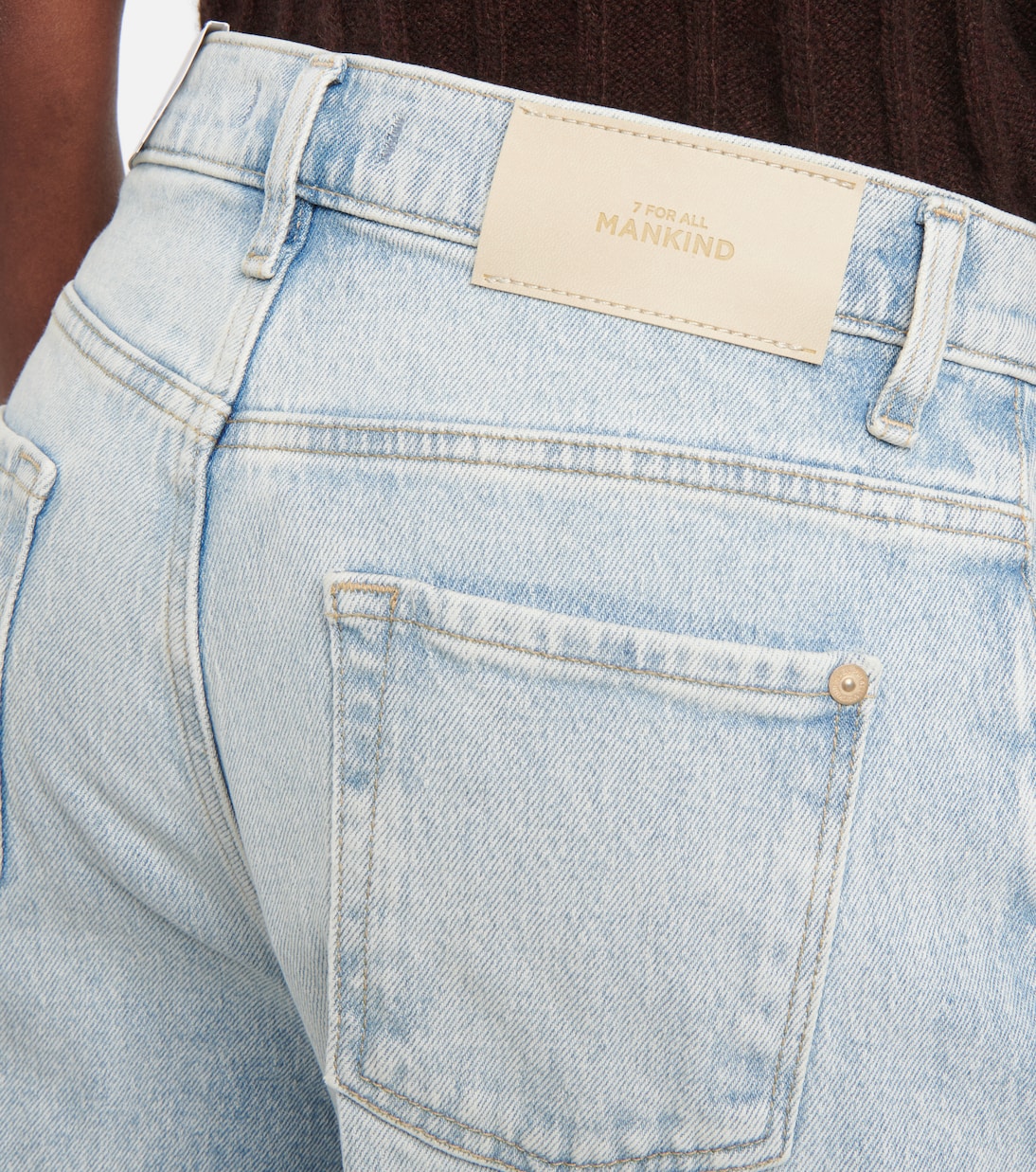 Zoey high-rise wide-leg jeans | 7 For All Mankind