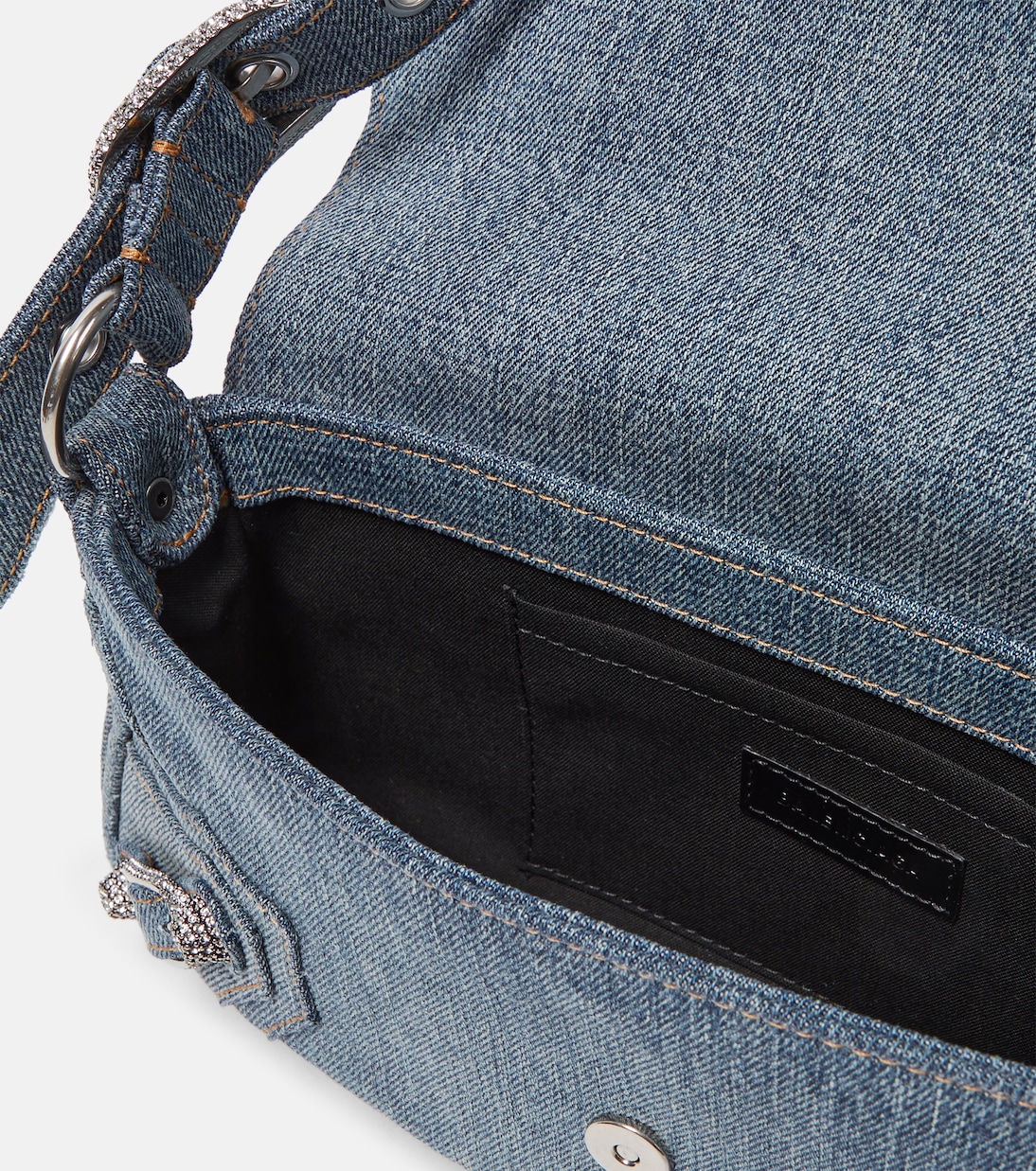 Schultertasche Le Cagole aus Denim | Balenciaga