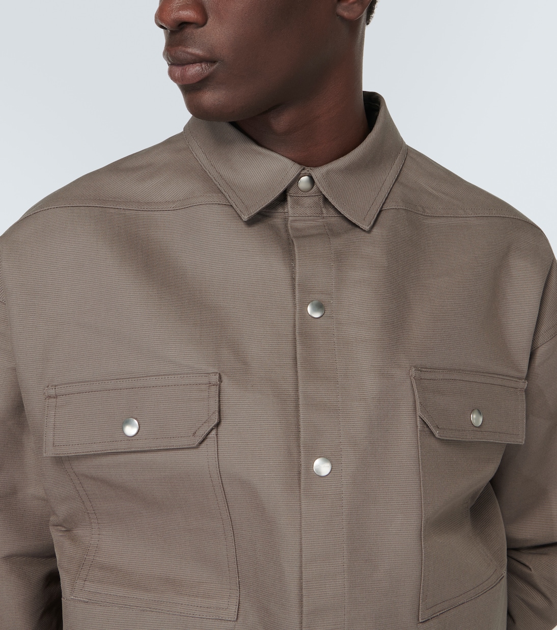Hemdjacke aus Denim | Rick Owens