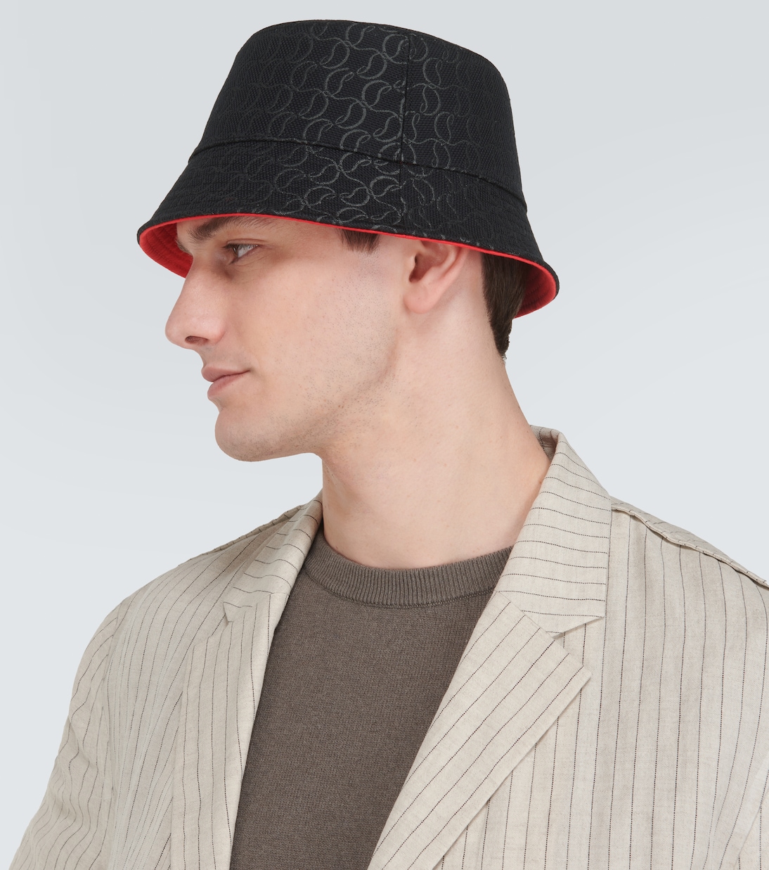 Cappello da pescatore Bobino in canvas | Christian Louboutin