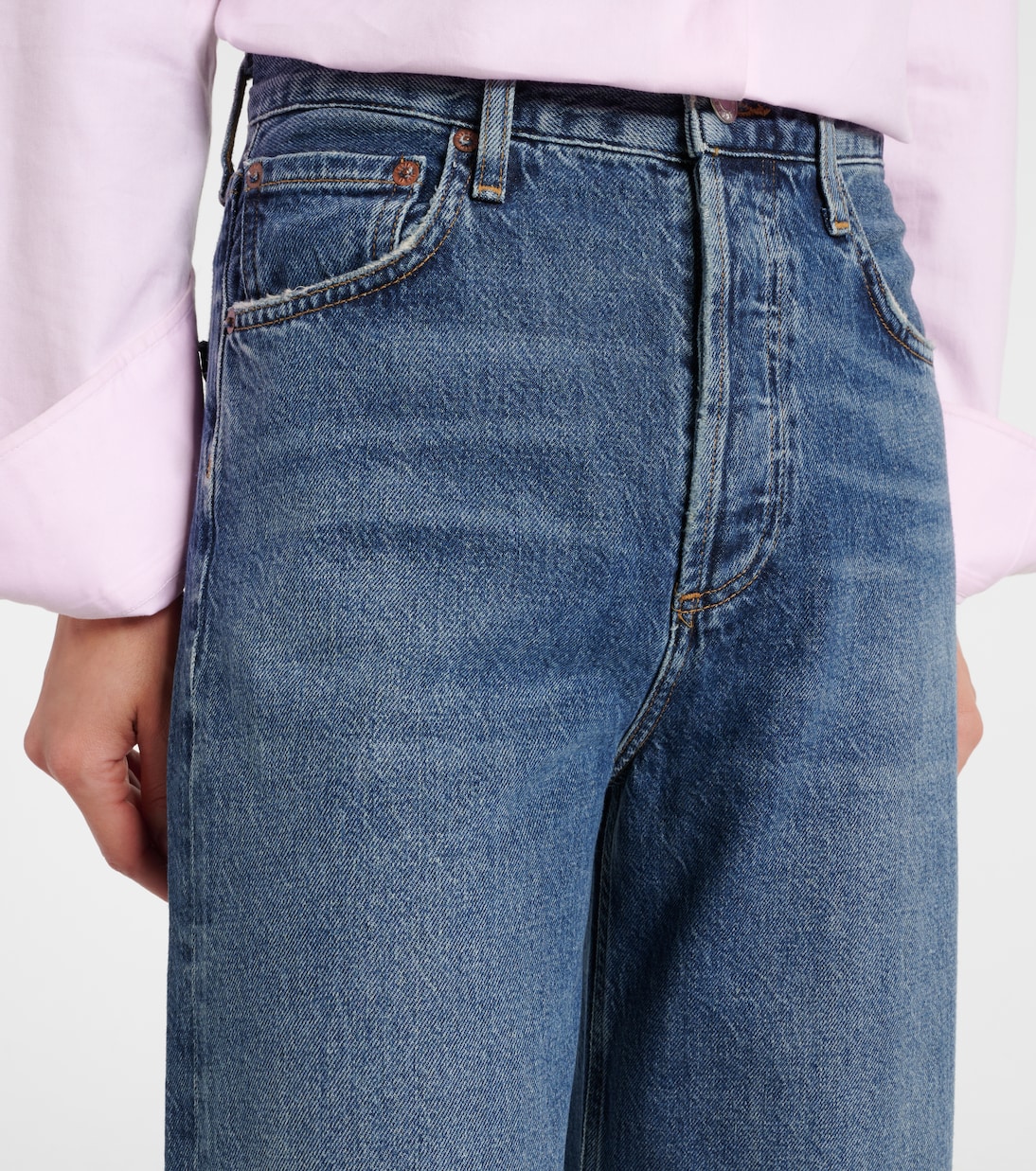 Jeans regular Ren a vita alta | Agolde