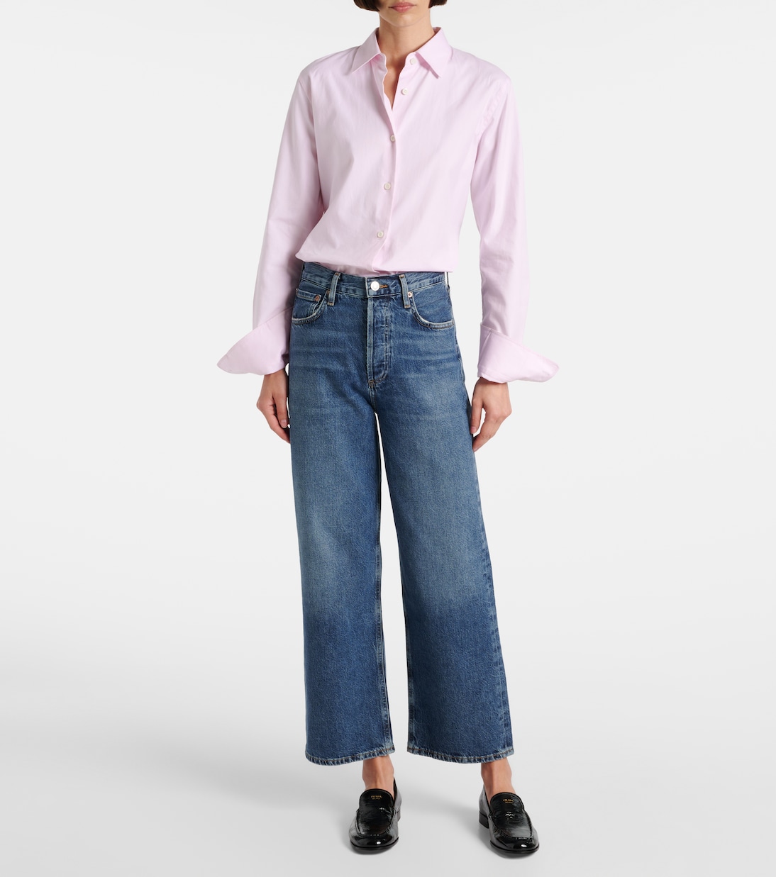 Jeans regular Ren a vita alta | Agolde