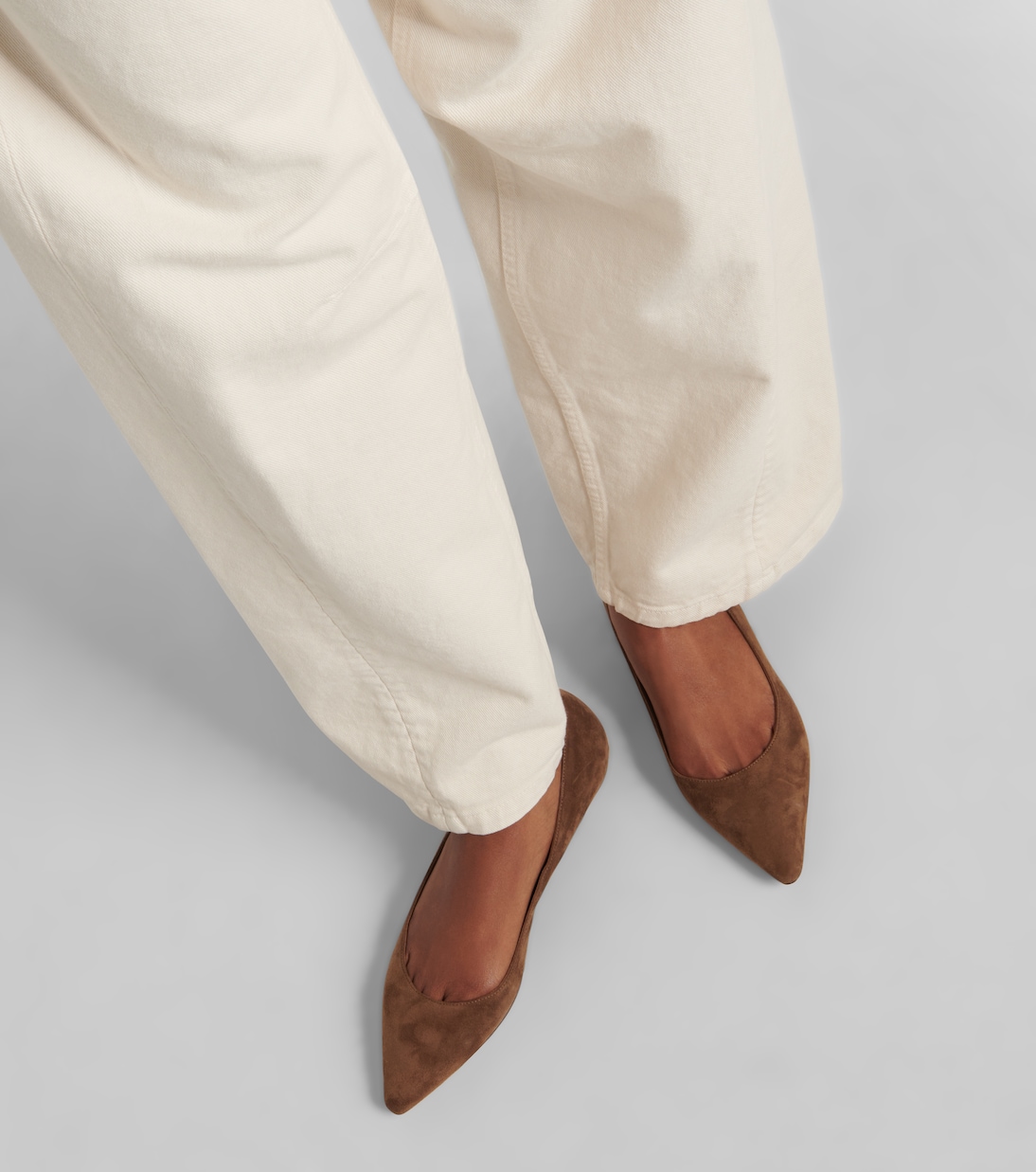 Romy suede ballet flats | Jimmy Choo