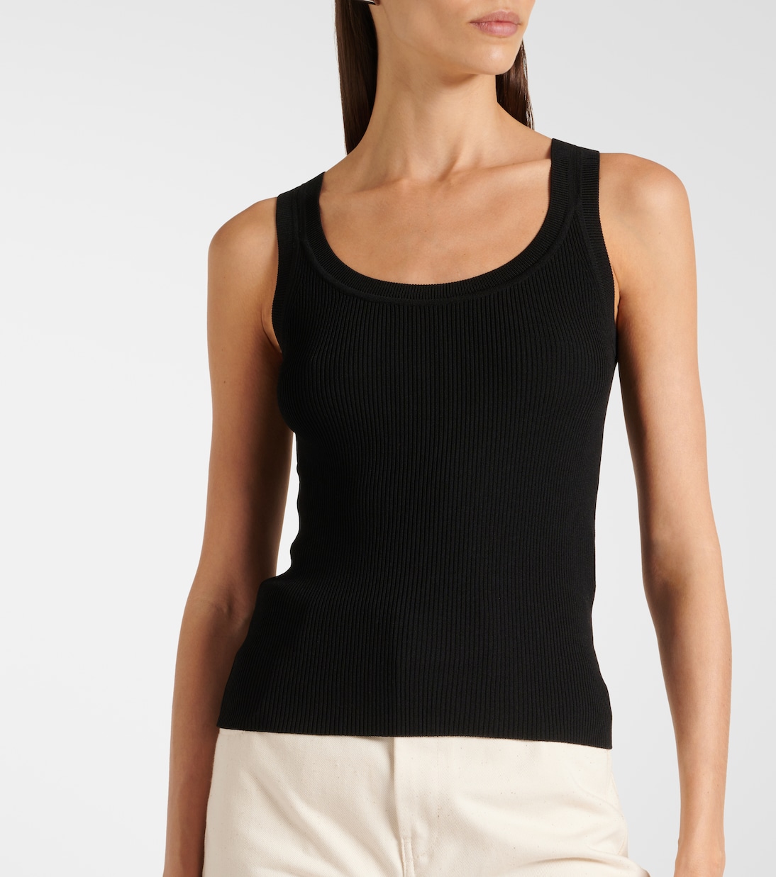 Leisure Siro ribbed-knit tank top | Max Mara