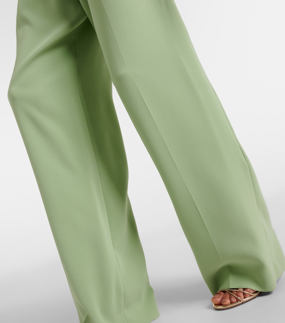 Pantalon ample en soie mélangée | Oscar de la Renta