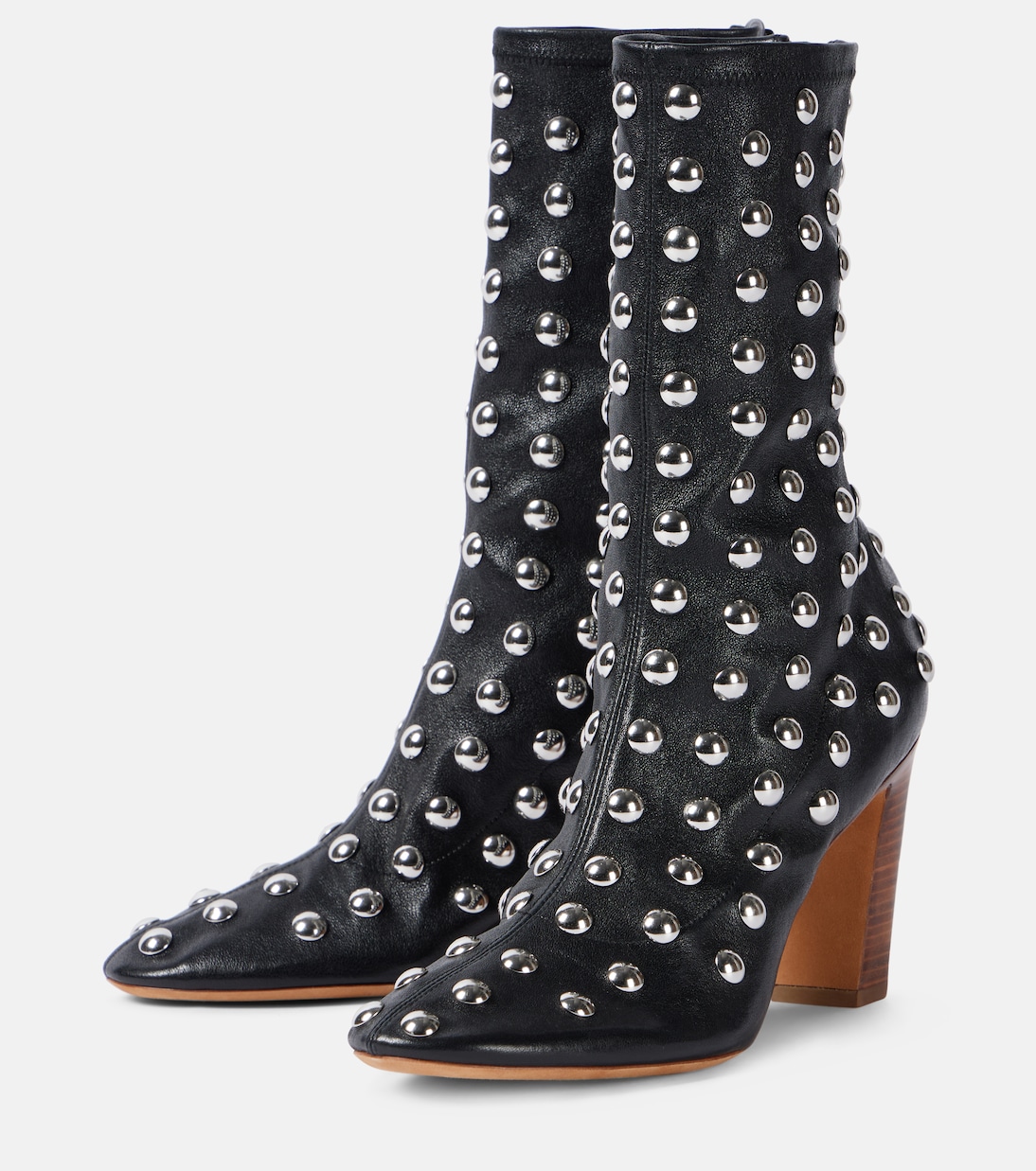 Stivaletti Apollo 85 in pelle con borchie | Khaite