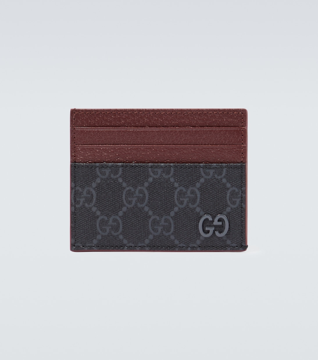 Kartenetui GG aus Canvas und Leder | Gucci