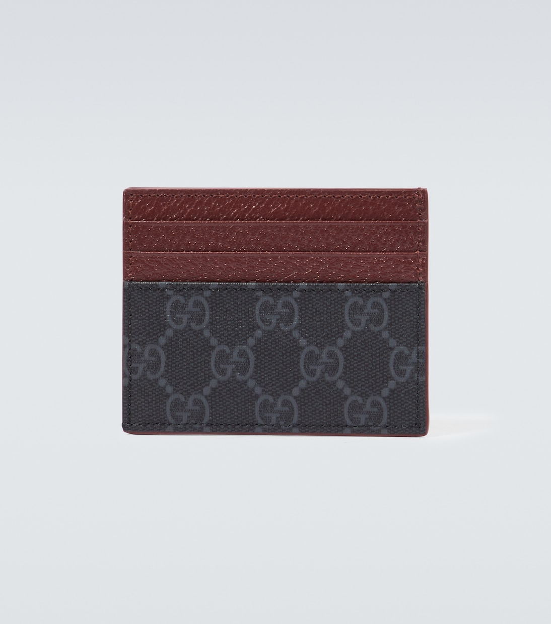 Kartenetui GG aus Canvas und Leder | Gucci
