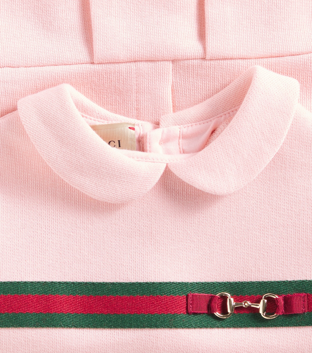 Baby - Abito Horsebit in cotone | Gucci Kids