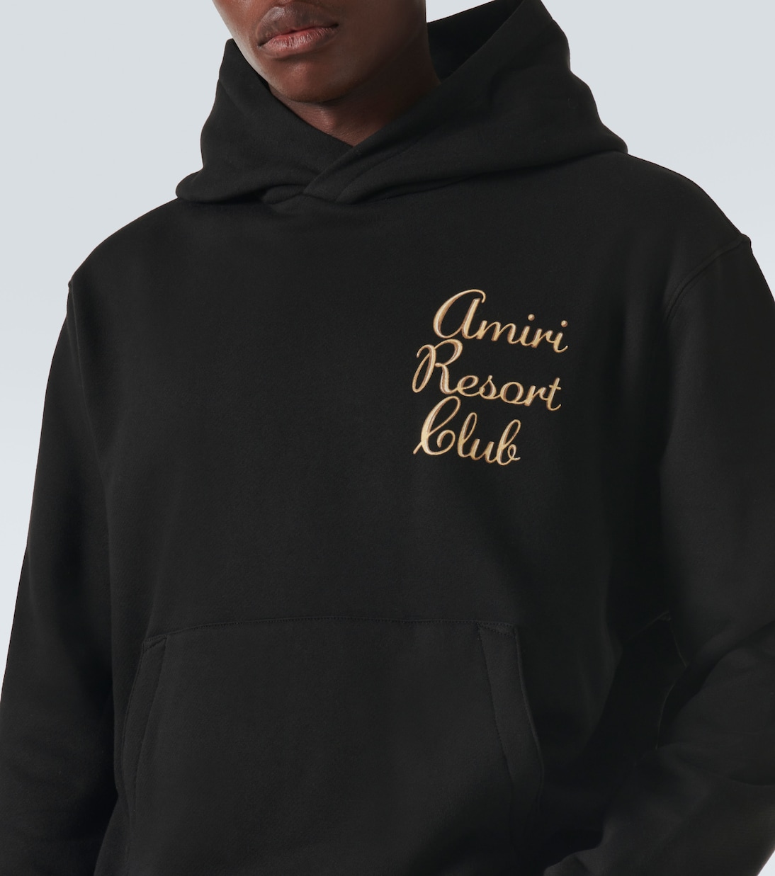 【関税込み】AMIRI ブラック Amiri Resort Club フーディ Amiri Resort Club cotton jersey hoodie in black - Amiri