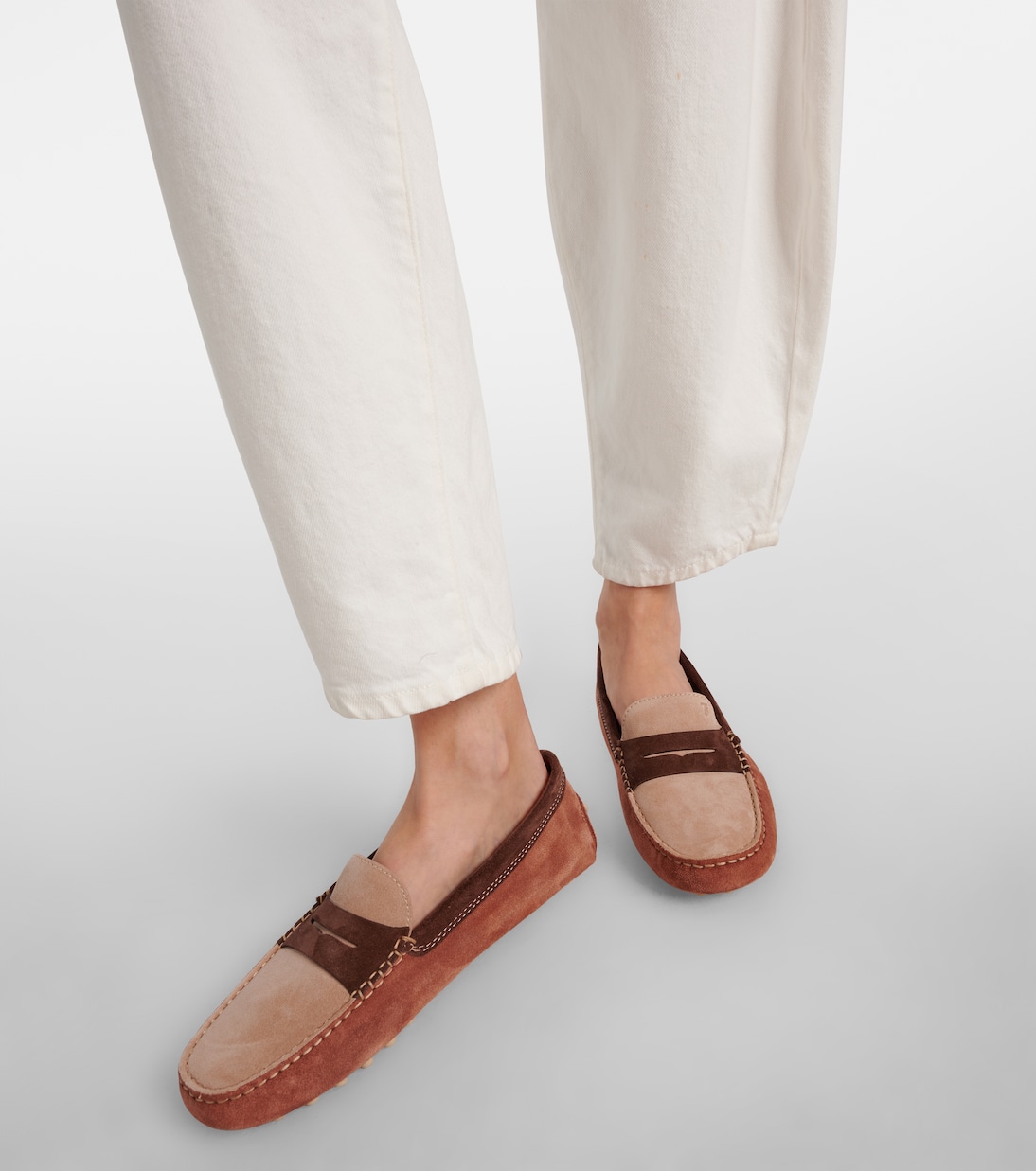 Mocassini Gommino Bubble in suede | Tod's