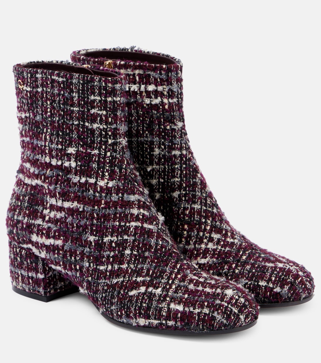 Ankle Boots 45 aus Bouclé | Gianvito Rossi