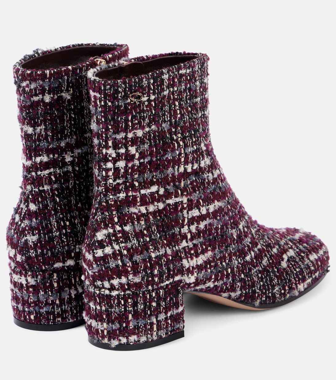 Ankle Boots 45 aus Bouclé | Gianvito Rossi