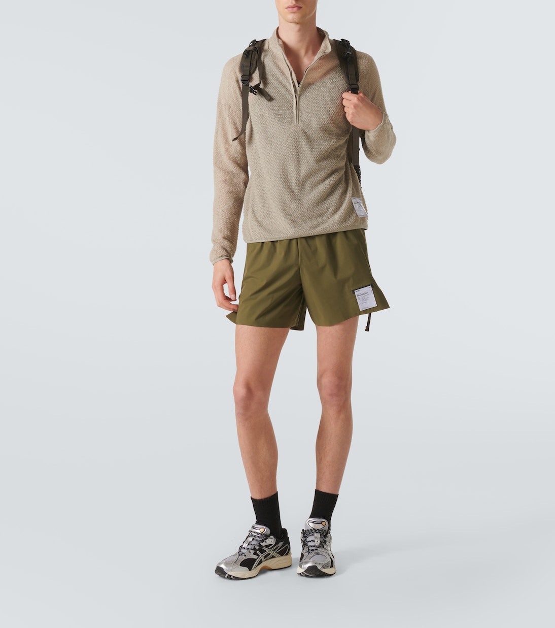 Top Ghostfleece con media cremallera | Satisfy