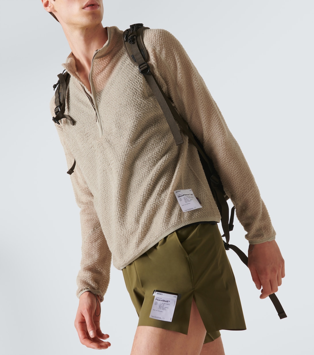 Top Ghostfleece con media cremallera | Satisfy
