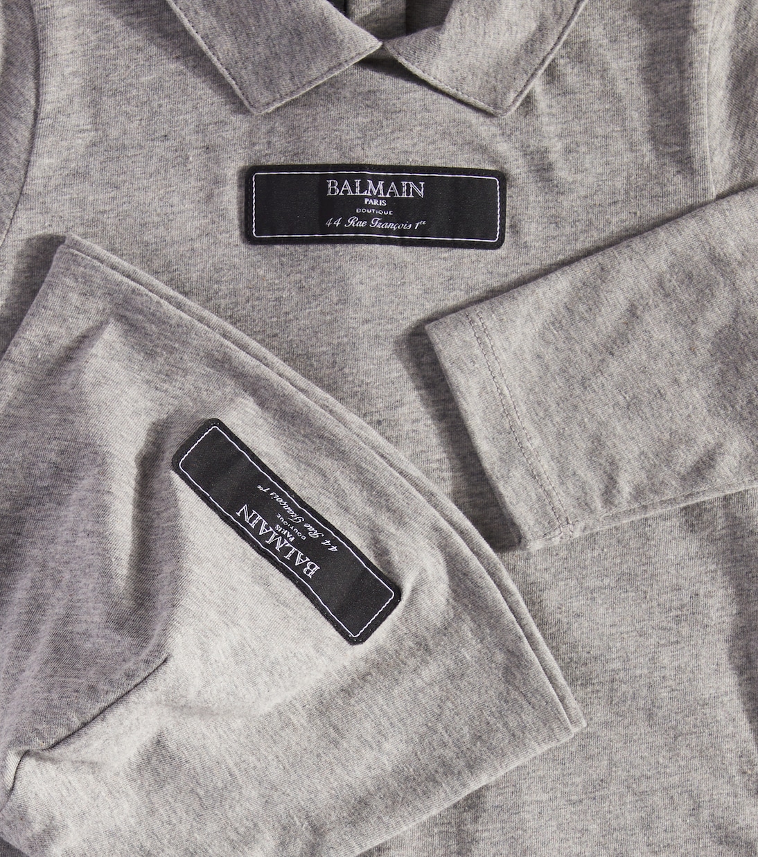 Baby - Tutina e berretto in jersey di cotone | Balmain Kids