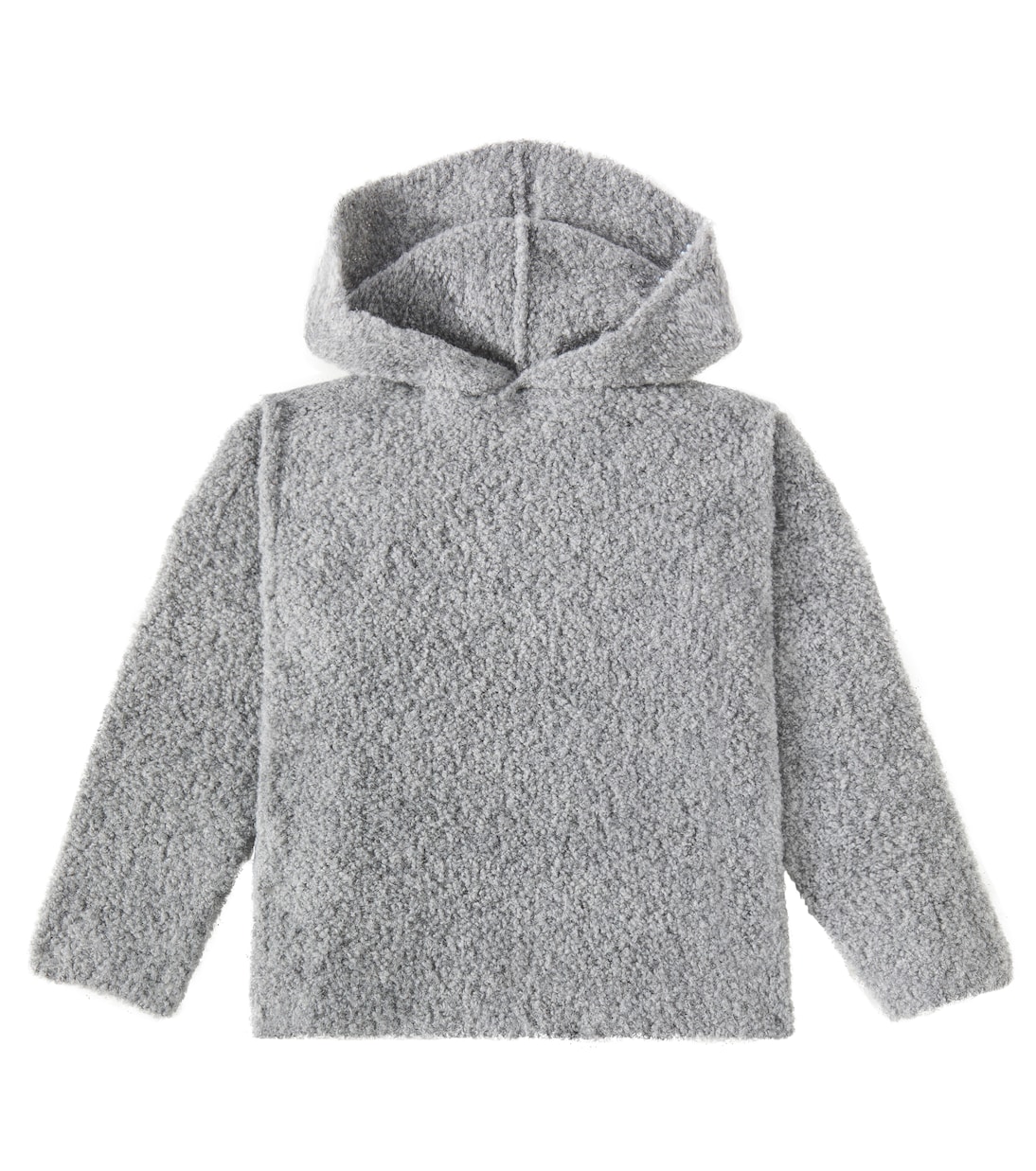 Felpa in misto alpaca con cappuccio | Il Gufo