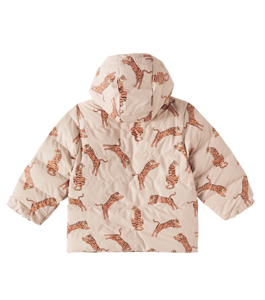 Ace printed faux shearling-trimmed rain jacket | Konges Sløjd