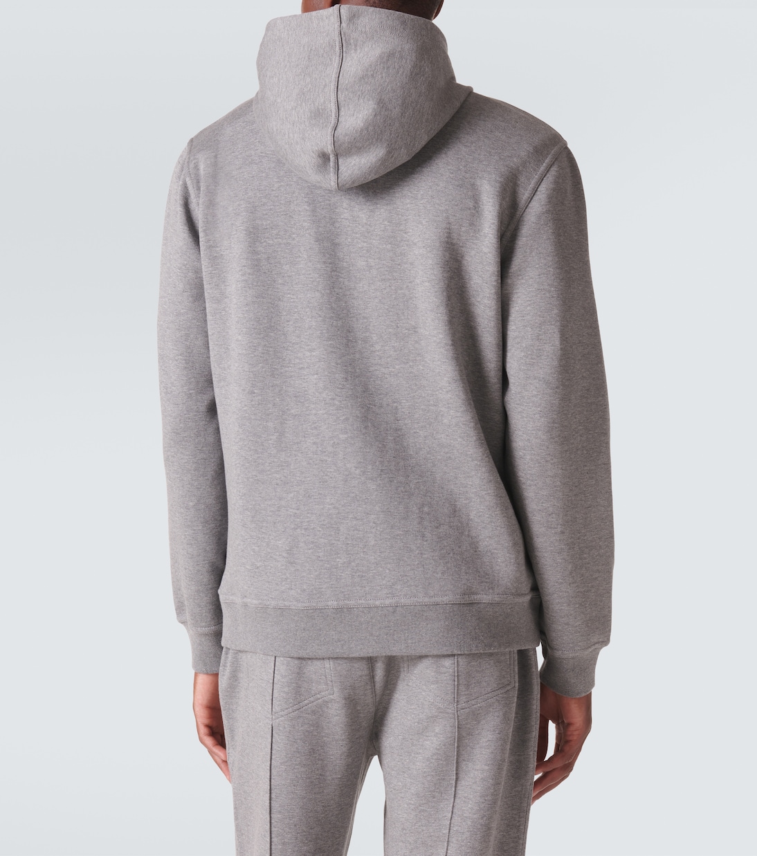 Felpa in misto cotone con cappuccio | Brunello Cucinelli
