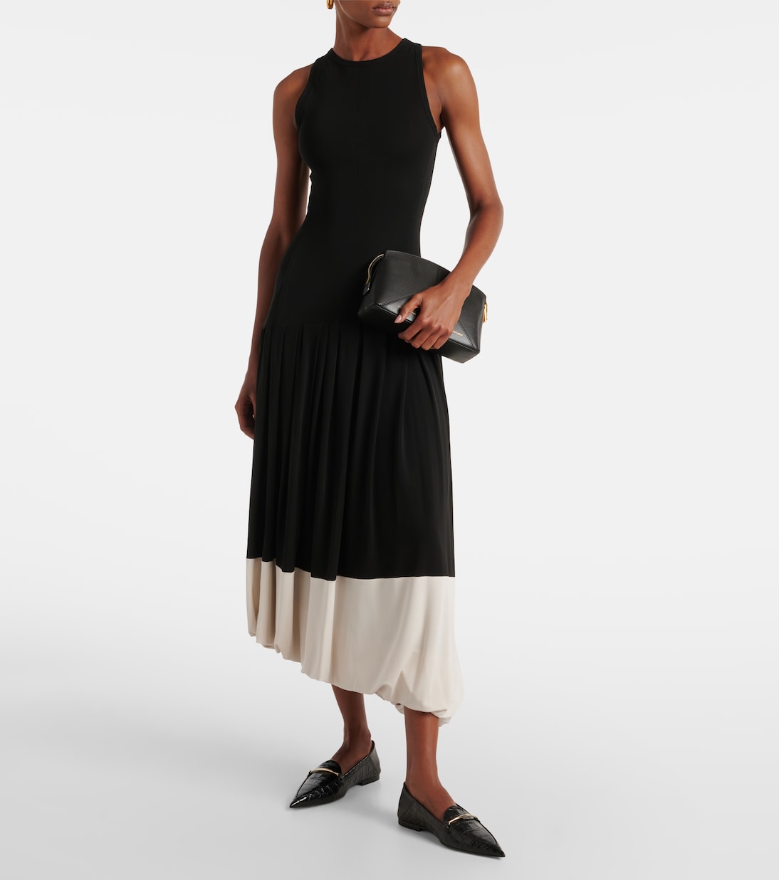 Mocassini Morsetto in pelle stampata | Victoria Beckham