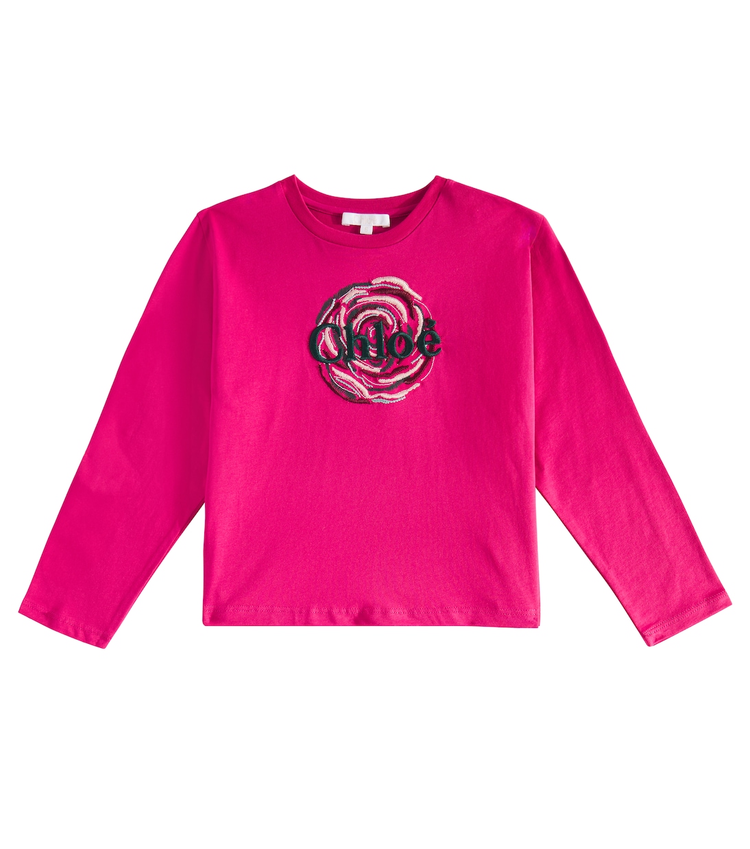 Top de algodón con logo | Chloé Kids