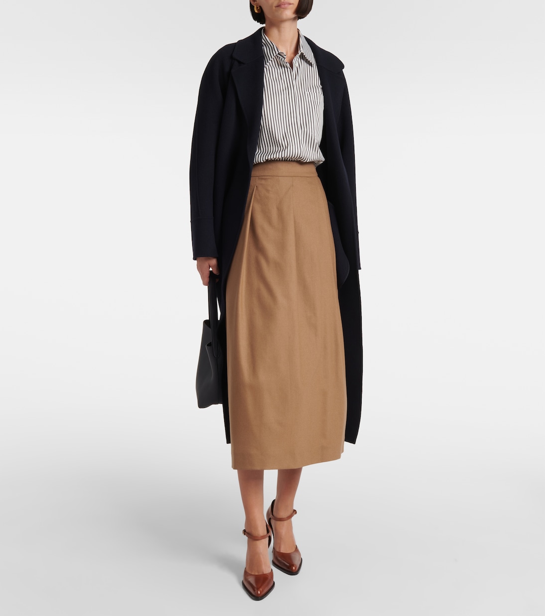 Falda midi plisada Caterina de lana | 'S Max Mara