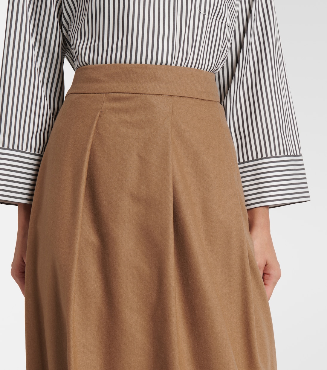 Falda midi plisada Caterina de lana | 'S Max Mara