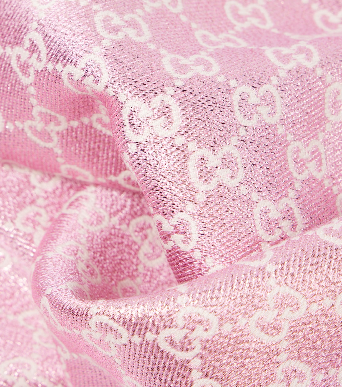 Sciarpa GG in jacquard firmata GUCCI, stile giovane e moderno