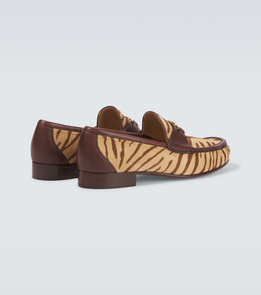 VLogo zebra-print calf hair loafers | Valentino Garavani
