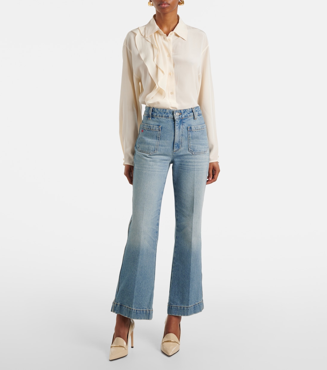 Jean bootcut raccourci Alina | Victoria Beckham