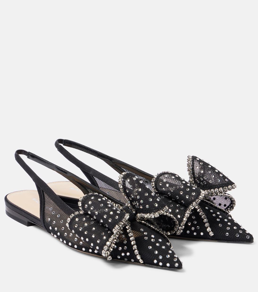 Slingback-Ballerinas Le Cadeau aus Mesh | Mach & Mach