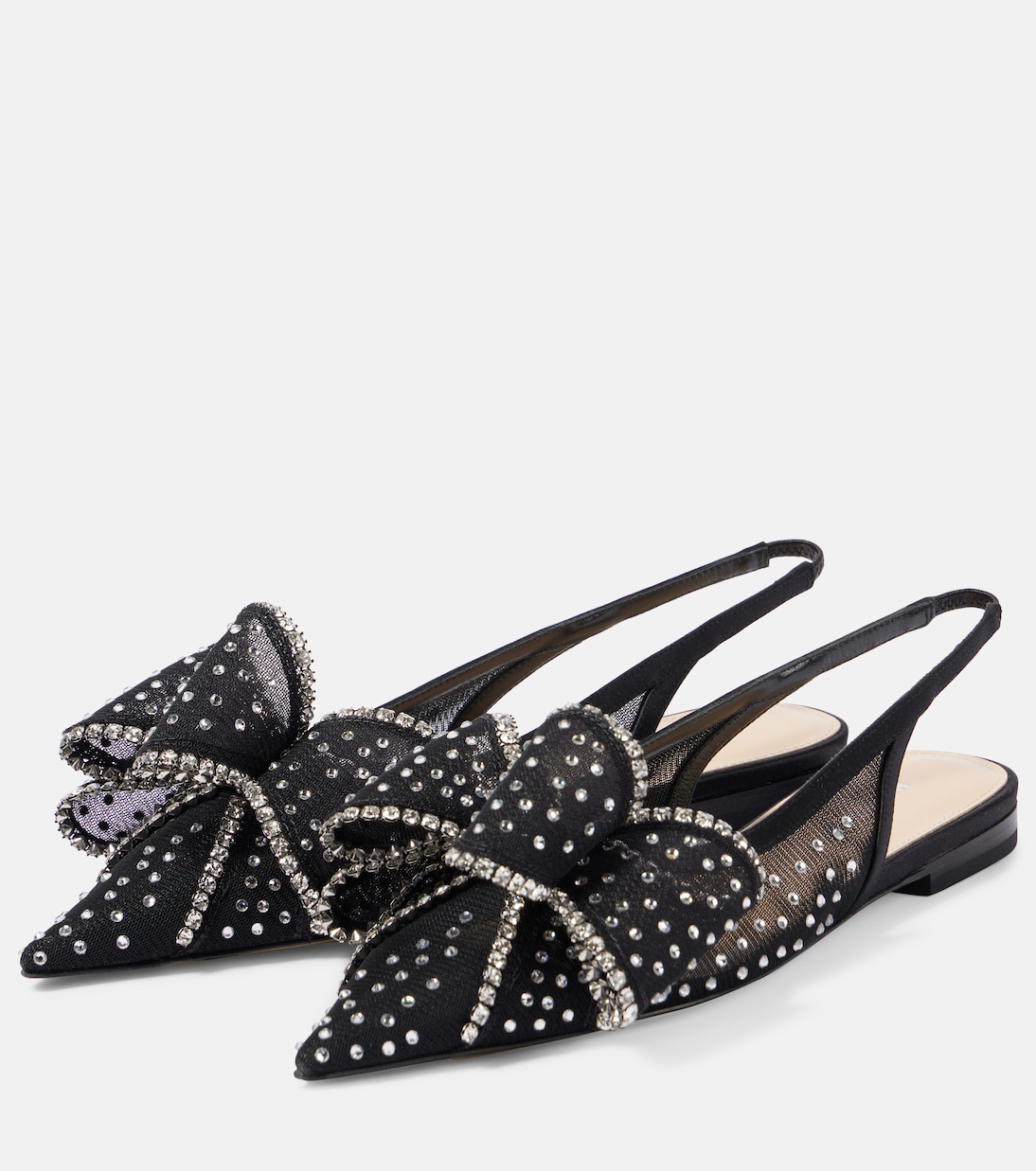 Slingback-Ballerinas Le Cadeau aus Mesh | Mach & Mach
