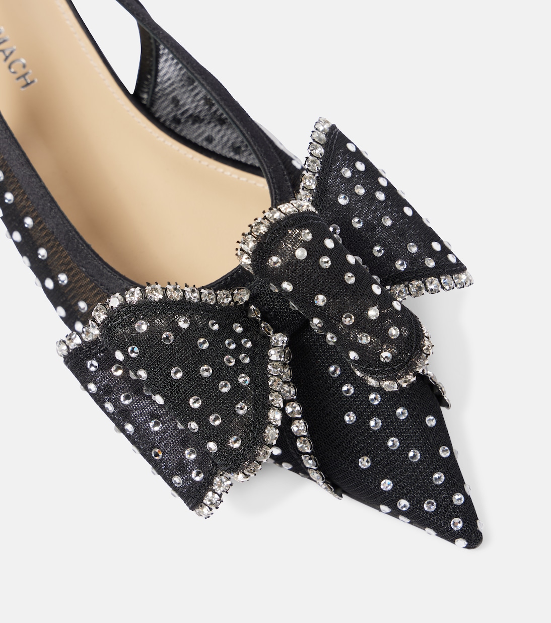 Slingback-Ballerinas Le Cadeau aus Mesh | Mach & Mach