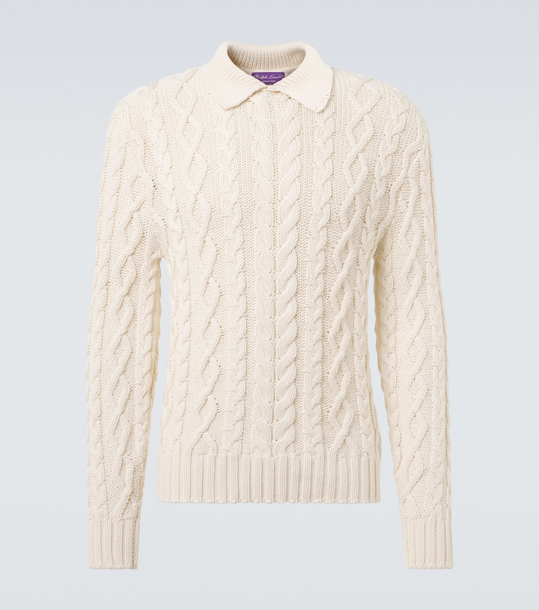 Pullover in misto cotone a trecce | Ralph Lauren Purple Label