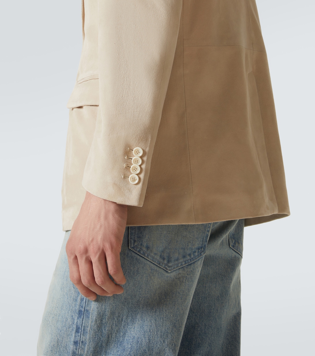 Blazer Eszenon in suede | Lardini