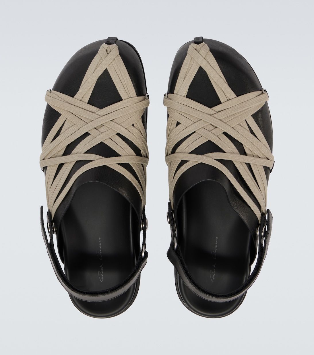 Mules slingback Megalace in pelle | Rick Owens