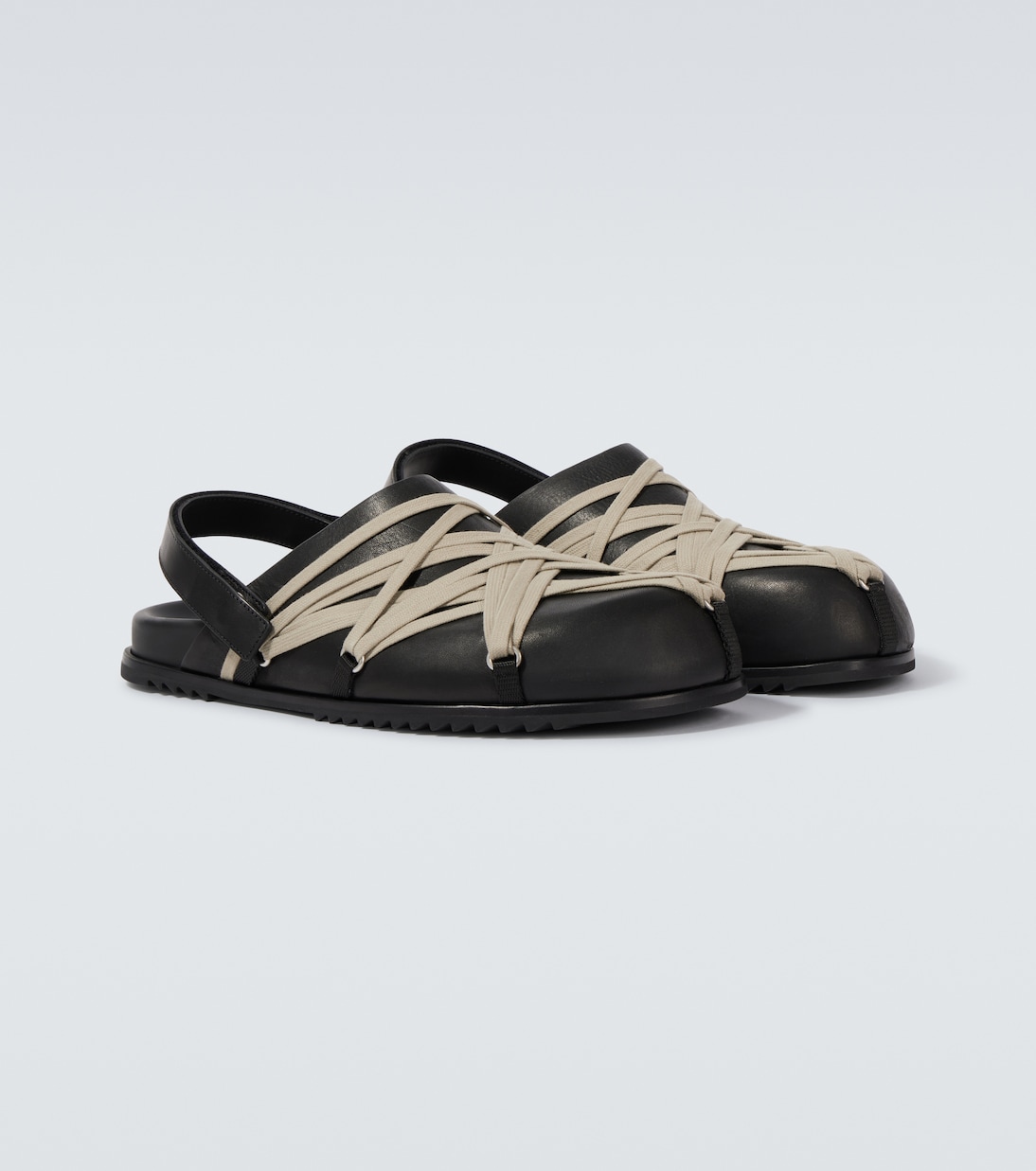 Mules slingback Megalace in pelle | Rick Owens