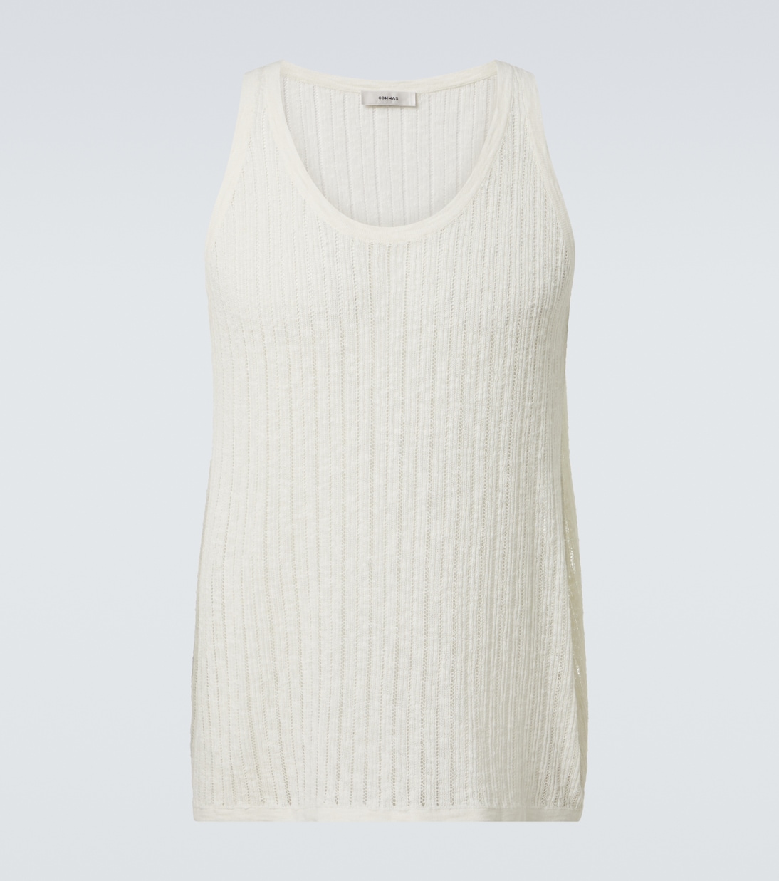 Tank top in cotone e lino | Commas