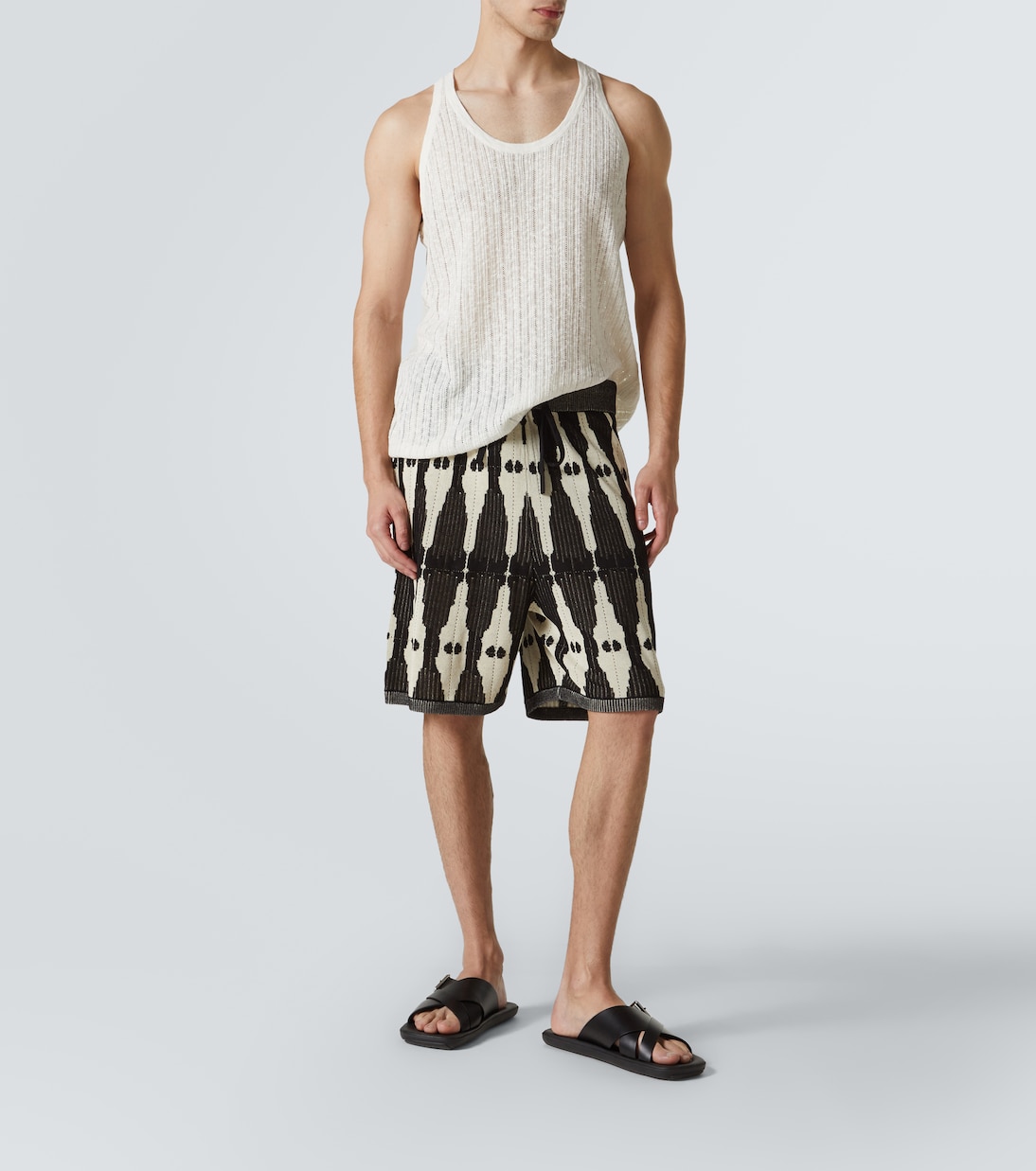 Tank top in cotone e lino | Commas