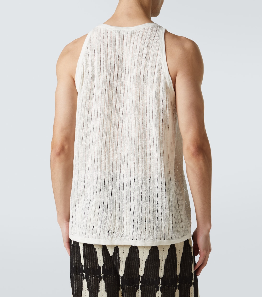 Tank top in cotone e lino | Commas